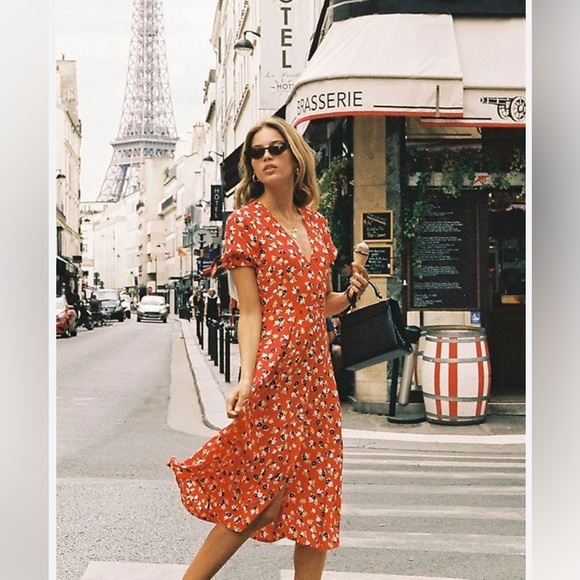 FAITHFULL THE BRAND Floral Ari Midi Dress - Picture 2 of 8